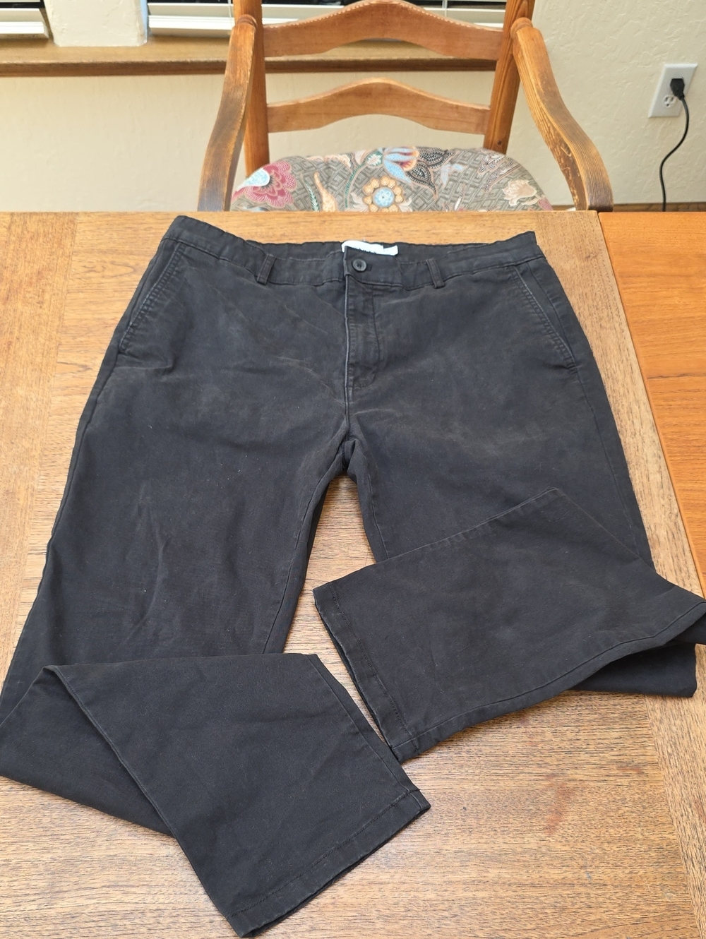 Topman Black Casual Chino Pants